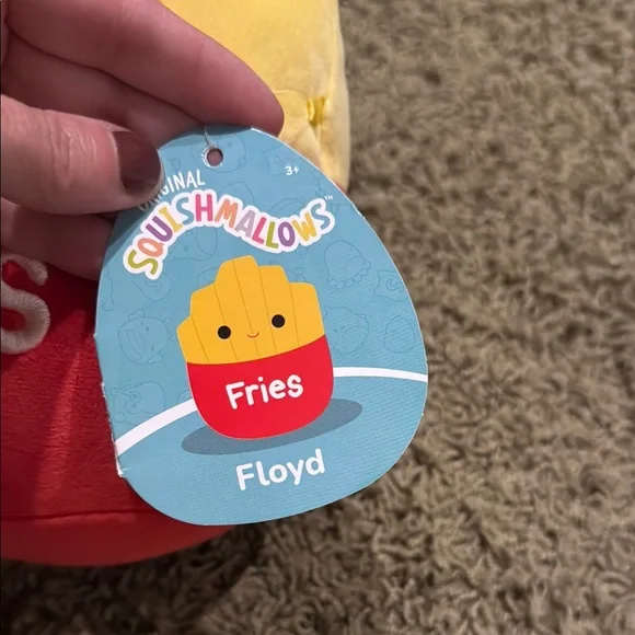 Squishmallow Floyd the Fries Plush Toy - Picture 2 of 3